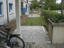 Veloabstellpltze mit Fundament fr berdachung. 5 Stk berbauung in Rheinfelden.