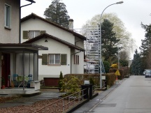 Kaminsanierung mit unserem neuen Rollgerst, Alemannengasse in Mhlin